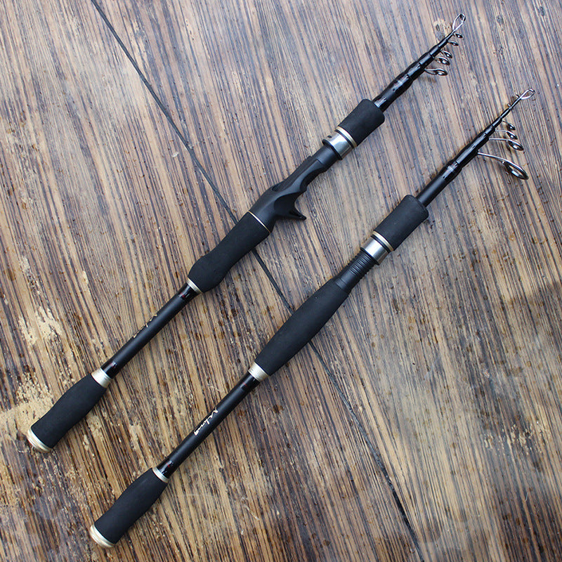 Carbon Fiber Fishing Rod Portable Superhard Telescopic Fishing Rod Fishing Tools