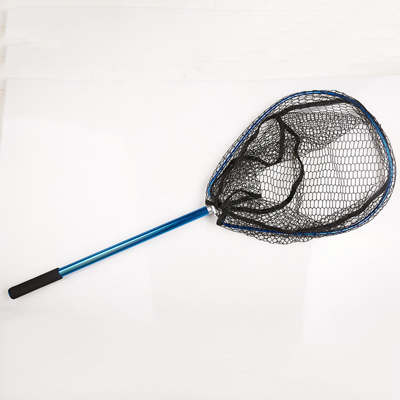 Aluminum Alloy Mesh Anti-hanging Belt Positioning Telescopic Fish Net Rod