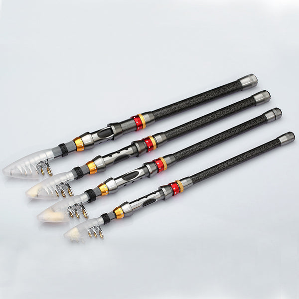 Portable Fishing Pole Superhard Telescopic Fishing Rod Father's Birthday Gift, 2.7