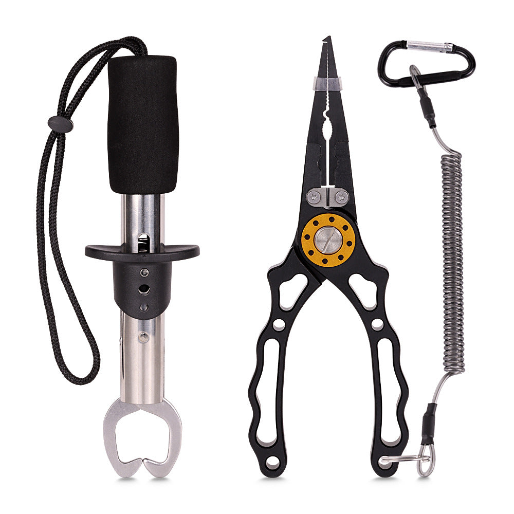 Fishing Aluminum Pliers Scissor Hook Removers Line Cutter Father's Day Gift