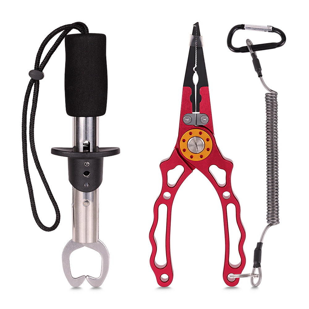Fishing Aluminum Pliers Scissor Hook Removers Line Cutter Father's Day Gift