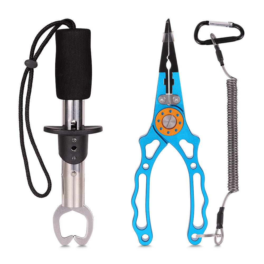 Fishing Aluminum Pliers Scissor Hook Removers Line Cutter Father's Day Gift