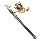 Portable Fishing Pole Superhard Telescopic Fishing Rod Father's Birthday Gift